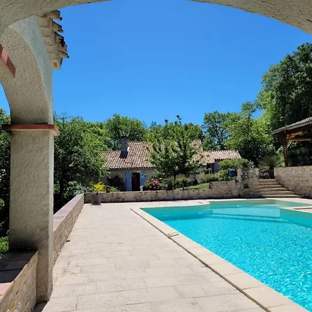 Chez Berger, Ruime 2 Persoonskamer Met Kingsize Bed Bed and breakfast Flaugnac